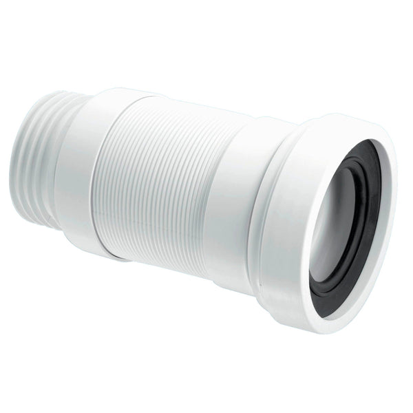 McAlpine 3.5" / 90mm Straight Medium Flexible Wc Connector Wc-Con8Fv
