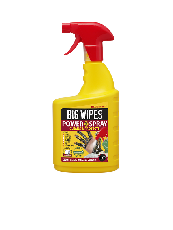 Big Wipes Power Spray Pro+ 1ltr trigger bottle