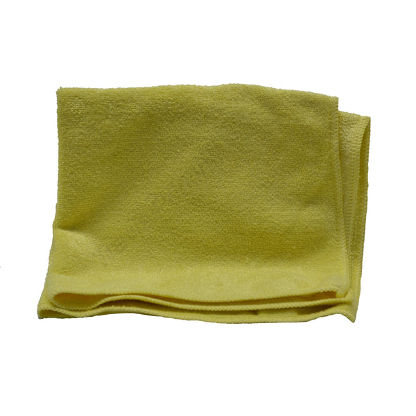 Heavy Duty Microfiber Yellow Cleaning Cloth (Pack of 5) 1012554