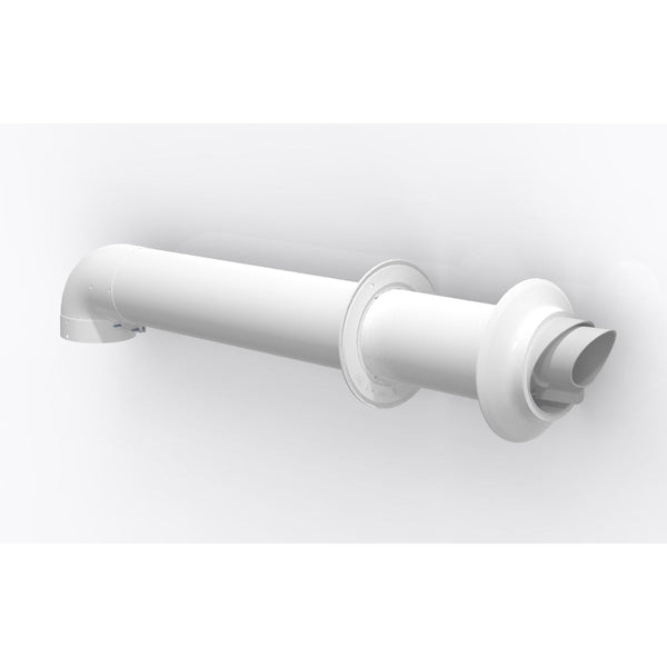 Vaillant Horizontal air/flue duct 0.75m 60/100 PP, White 303933