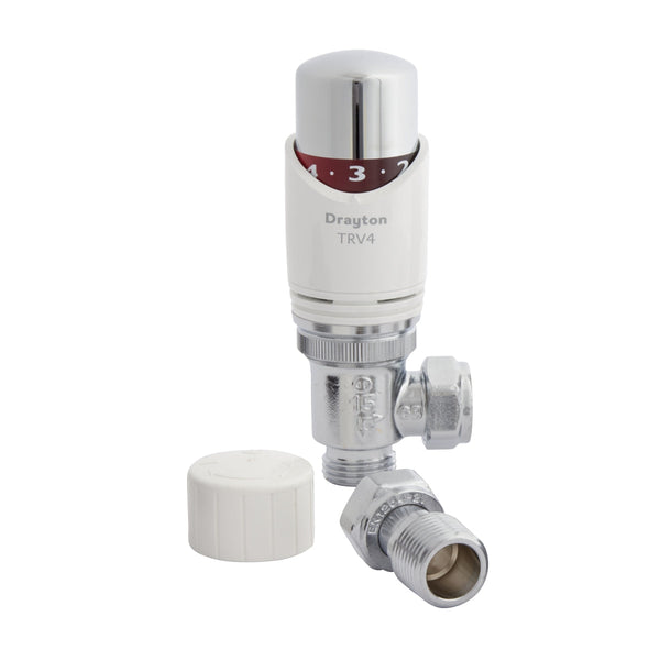 Drayton Angle Thermostatic Radiator Valve 15mm 0705150