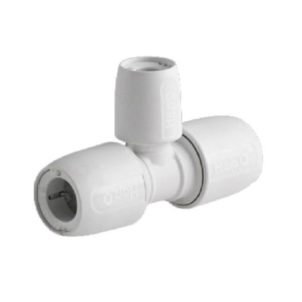 Hep2O 90 Degree Branch Reduced Tee White 22x22x15mm HD13/22W
