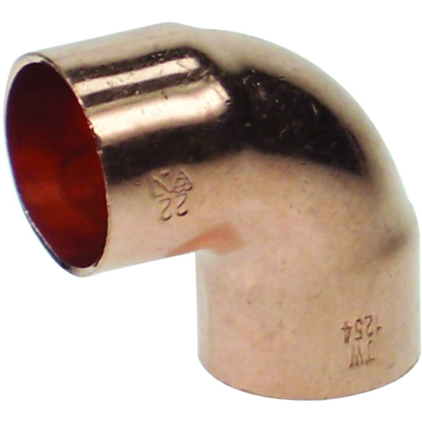 Plumbright Endfeed Elbow 90 Degree 22mm 78450