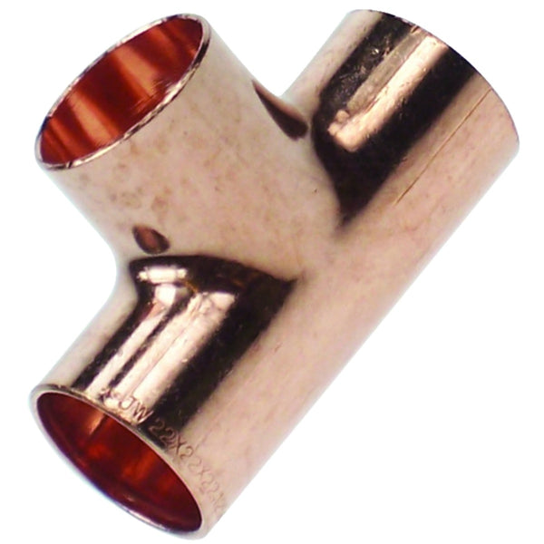 Plumbright Endfeed Equal Tee 22mm 78709