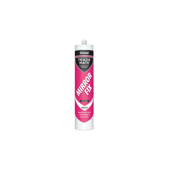 Geocel Trade Mate Silicone Mirror Adhesive White 310ml 2940361