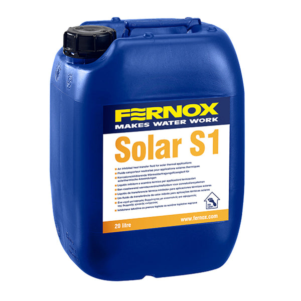 Fernox 57674 Solar Thermal S1 Inhibited Heat Transfer Fluid 20L