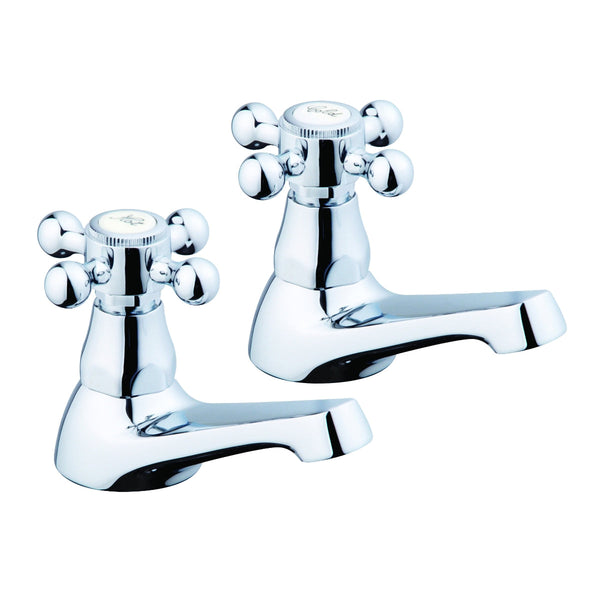 Iflo Tatton Bathroom Basin Pillar Taps 604604