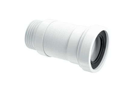 McAlpine Flexible Wc Connector White Wc-F26R