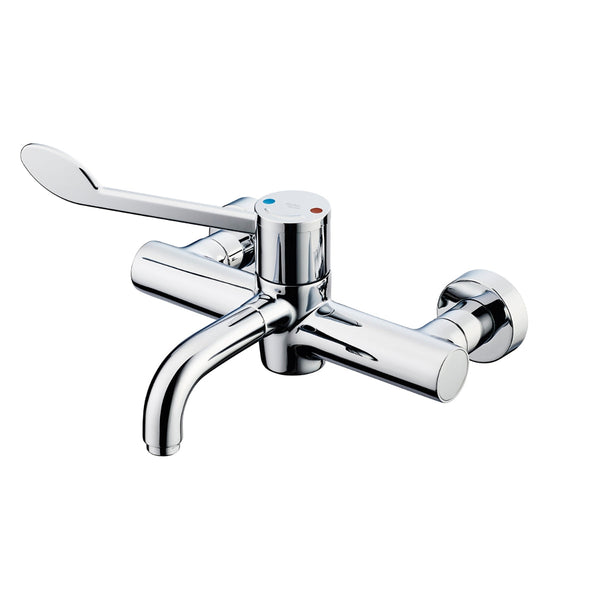 Armitage Shanks Markwik 21+ panel mounted thermostatic basin mixer, single sequential lever, demountable with detachable spout. A6682AA
