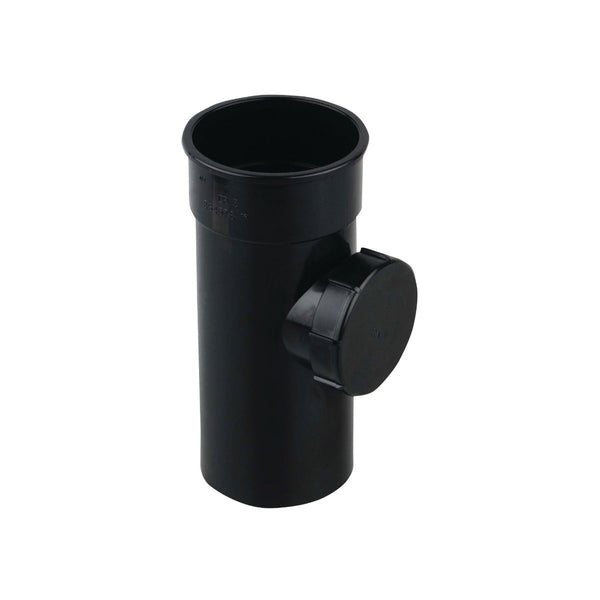 Wavin Osma Roundline Down Pipe Access Pipe Black 0T274B