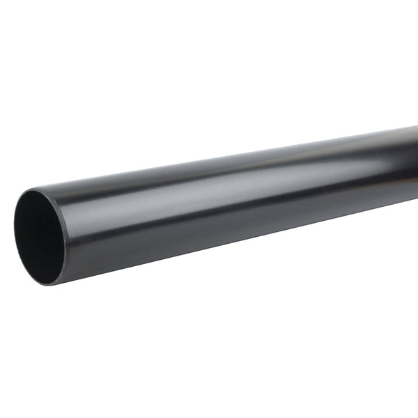Wavin OsmaSoil 110mm Plain Ended Pipe 3M 4S073 Black