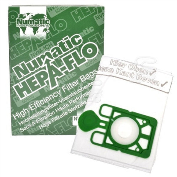 Henry Numatic Vacuum Cleaner Filter Bags (Pack of 10) NVM-1CH 604015