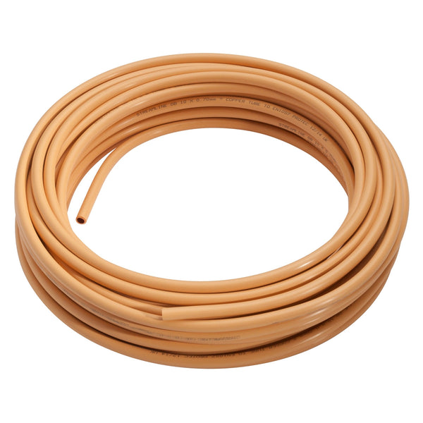 Wednesbury Yellow Plastic Coated Copper Tube Coil 22mmx20m (Table Y) Y022C-20PY