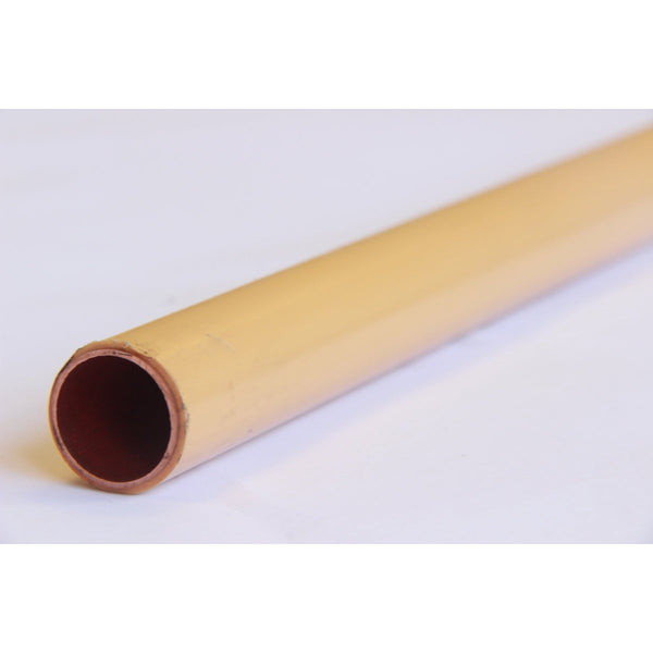 Wednesbury Yellow Plastic Coated Copper Tube Length 28mmx3m (Table X) X028L-3PY