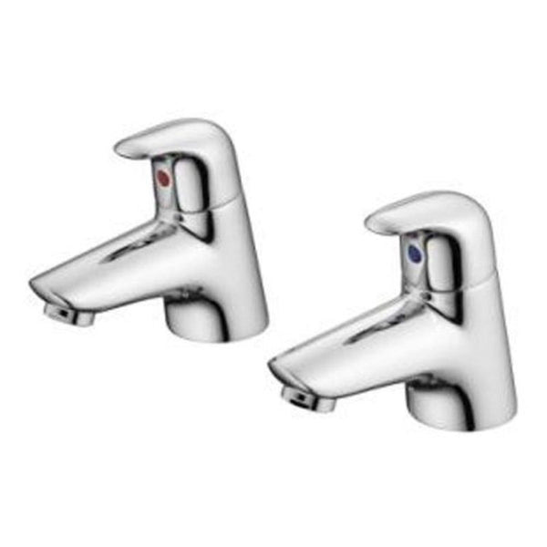 Ideal Standard Vectis Bath Taps Pillar Chrome B9686AA