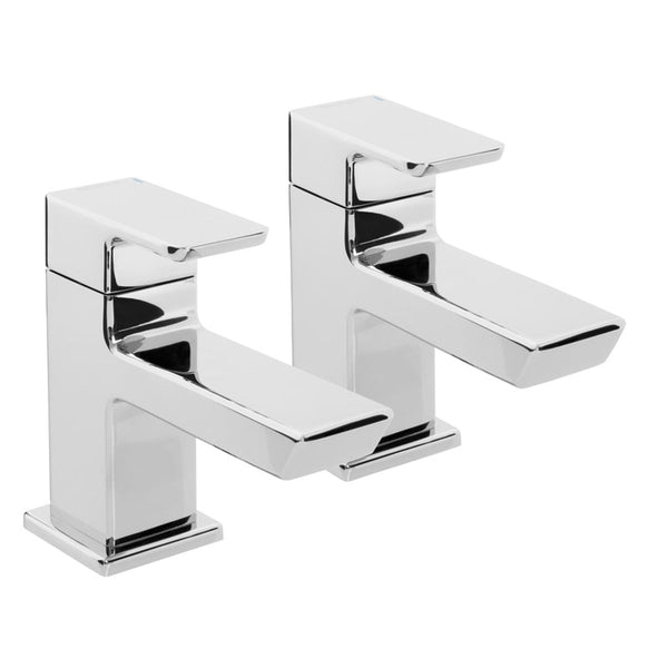 Bristan Cobalt Bath Pillar Taps Chrome COB 3/4 C