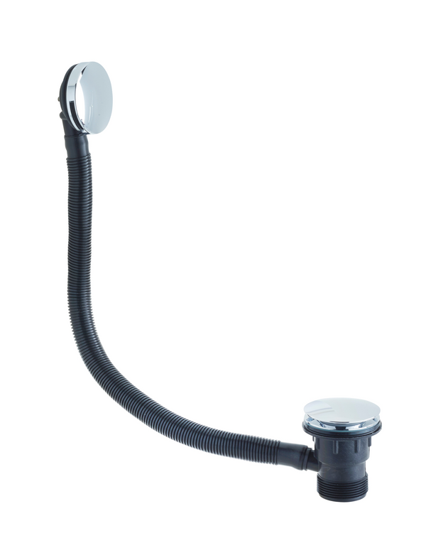 Bristan Round Clicker Bath Waste & Overflow Chrome W BATH03 C