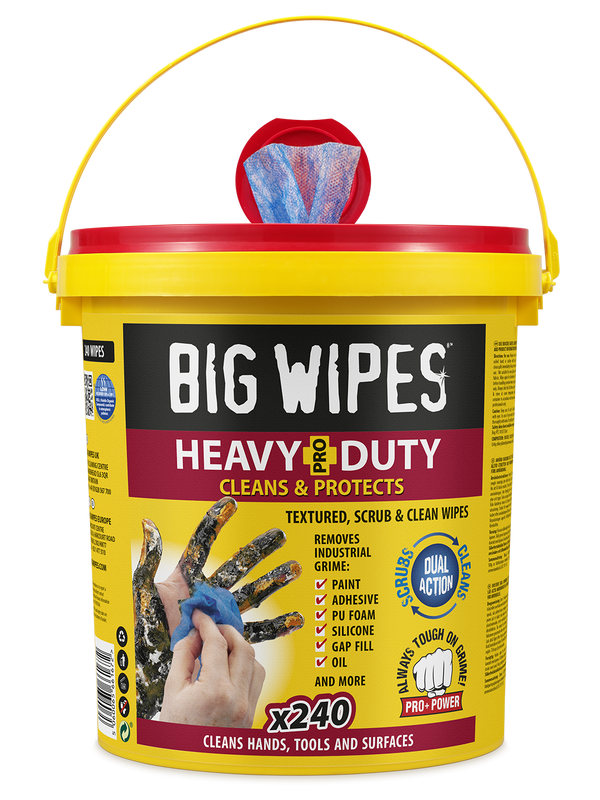 Big Wipes Heavy Duty Pro+ Cleaning Wipes (Tub of 240 Wipes) 24270000