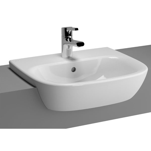 Vitra Zentrum Semi-Recessed Basin White 500mm 5635B003-0001