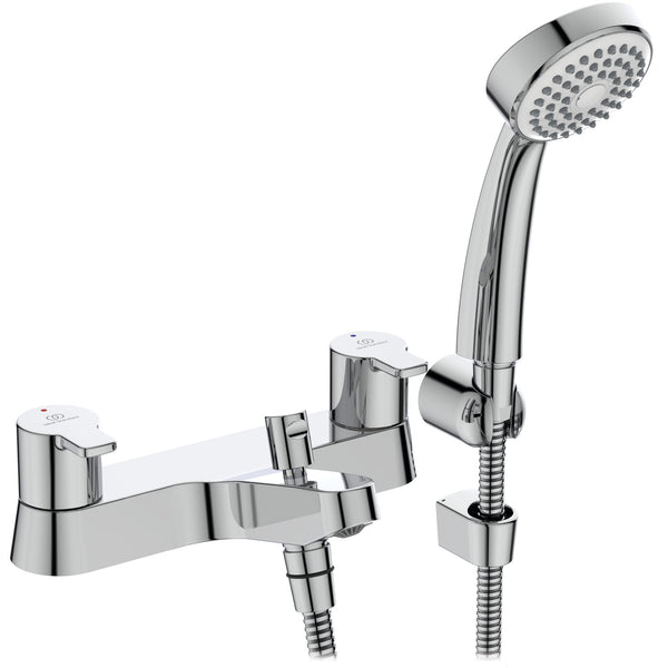 Ideal Standard Calista Dual Control Two Tap Hole Bath Shower Mixer Chrome B1152AA