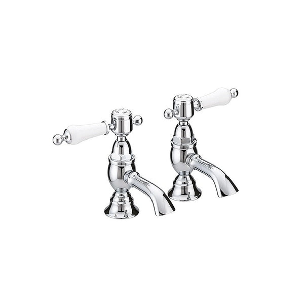 Heritage Glastonbury Basin Pillar Taps TGRC00