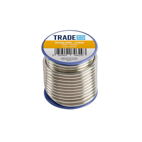 Tradesave Solder Wire Leaded 500g Reel 26016