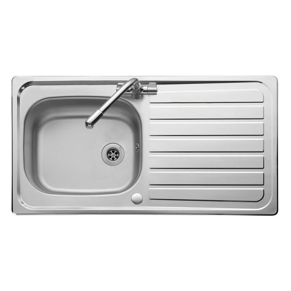 Lexin 1 Bowl Reversible Sink and Aquaflow Tap