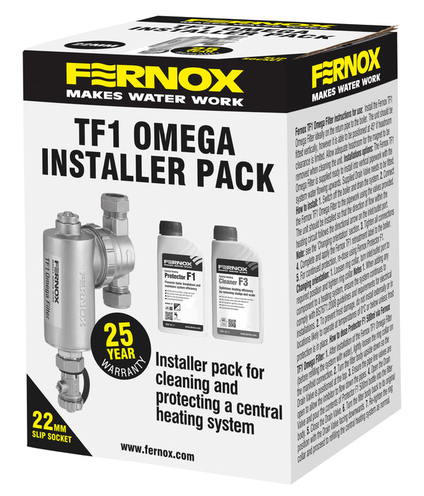 Fernox TF1 Omega Installers Pack with Slip Socket Connection 62367