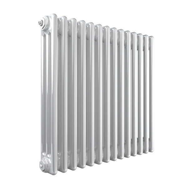 Stelrad Softline 3 Column Horizontal Radiator 600mm X 1272mm 563036
