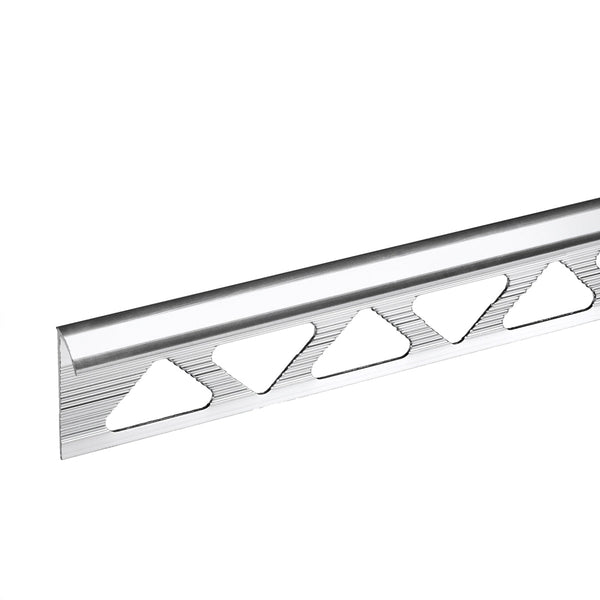 Homelux Quadrant Trade Tile Trim 10mm Silver