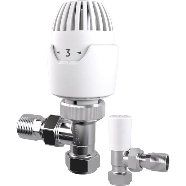 Drayton Rt212 Angled Thermostatic Radiator Valve And Lockshield 15mm 08 09 260