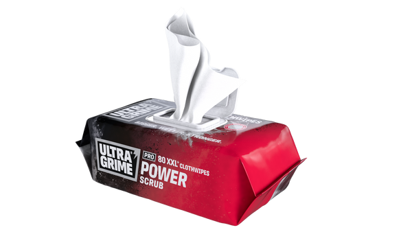 UltraGrime PRO Multi-use Tough Power Scrub Cleaning Wipes XXL+ (80 Thick Large Wipes) 5920