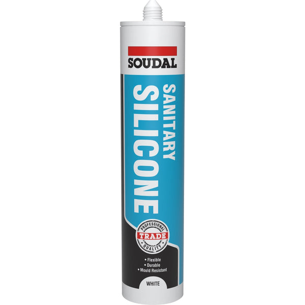 Soudal Trade Sanitary Silicone Clear 290ml 121648