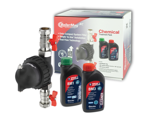 Boilermag XC 22mm Chemical pack (XC Filter, Inhibitor, Cleaner) BMXC22/CP