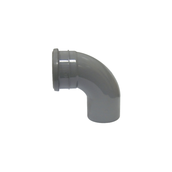 Davant Pushfit Soil 92 Single Socket Bend 110mm Light Grey